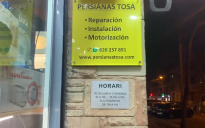 Nueva tienda física de Persianas Tosa