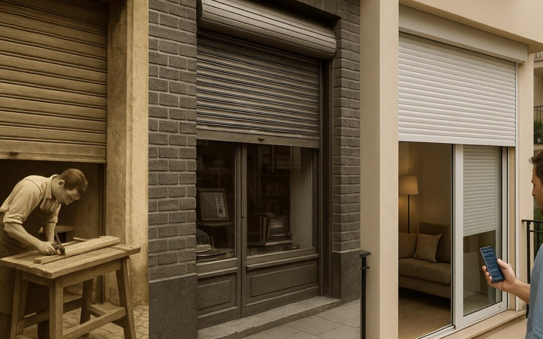 Pocas cosas usamos cada día sin pensar en su origen como las persianas enrollables. Las subimos, las bajamos, las motorizamos… pero ¿alguna vez te has preguntado de dónde viene este invento que hoy protege millones de hogares?